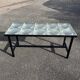 Table basse moderniste carreaux de verre Saint Gobain