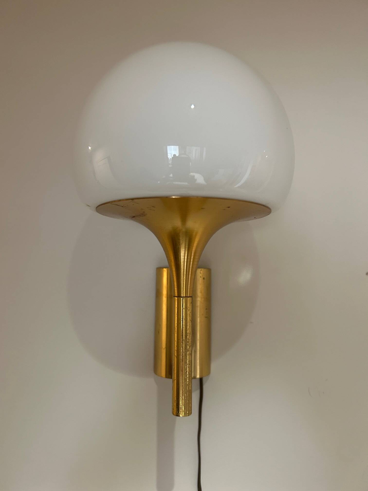 Brass wall lamp Sciolari