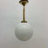 Antique Philips opaline glass hanging lamp, 1950’s