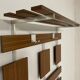 Wall coat rack