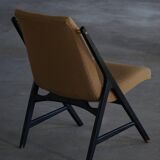 Pair of armchairs from the 50s-60s in boucle, mid-century Swedish design.