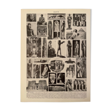 Photographic plate on Egypt from 1928