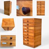 Vintage drawer unit with Bakelite knobs 1950