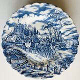 12 English dessert plates