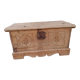 Very old solid oak chest Folk Art of Queyras