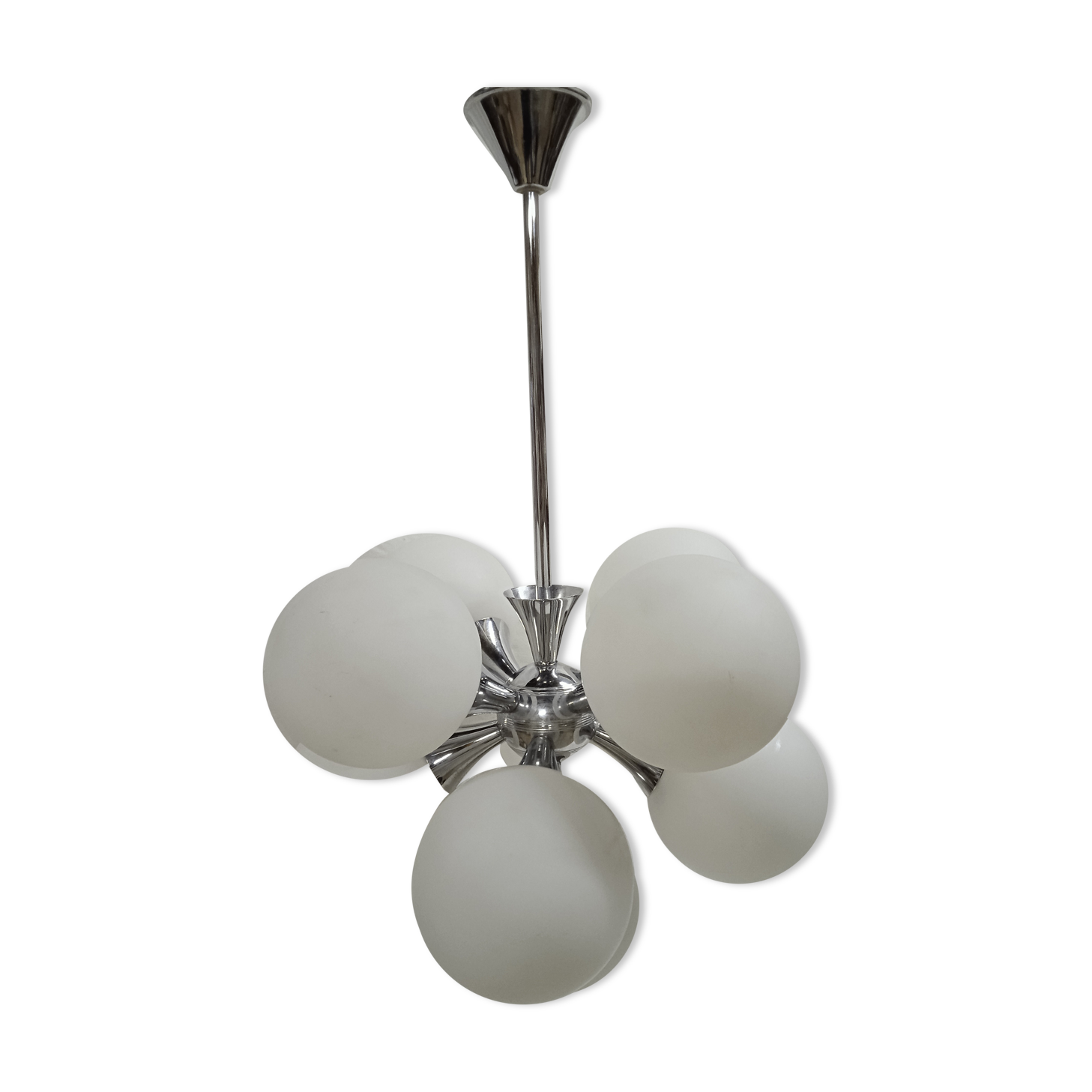 Lamp Sputnik chrome metal