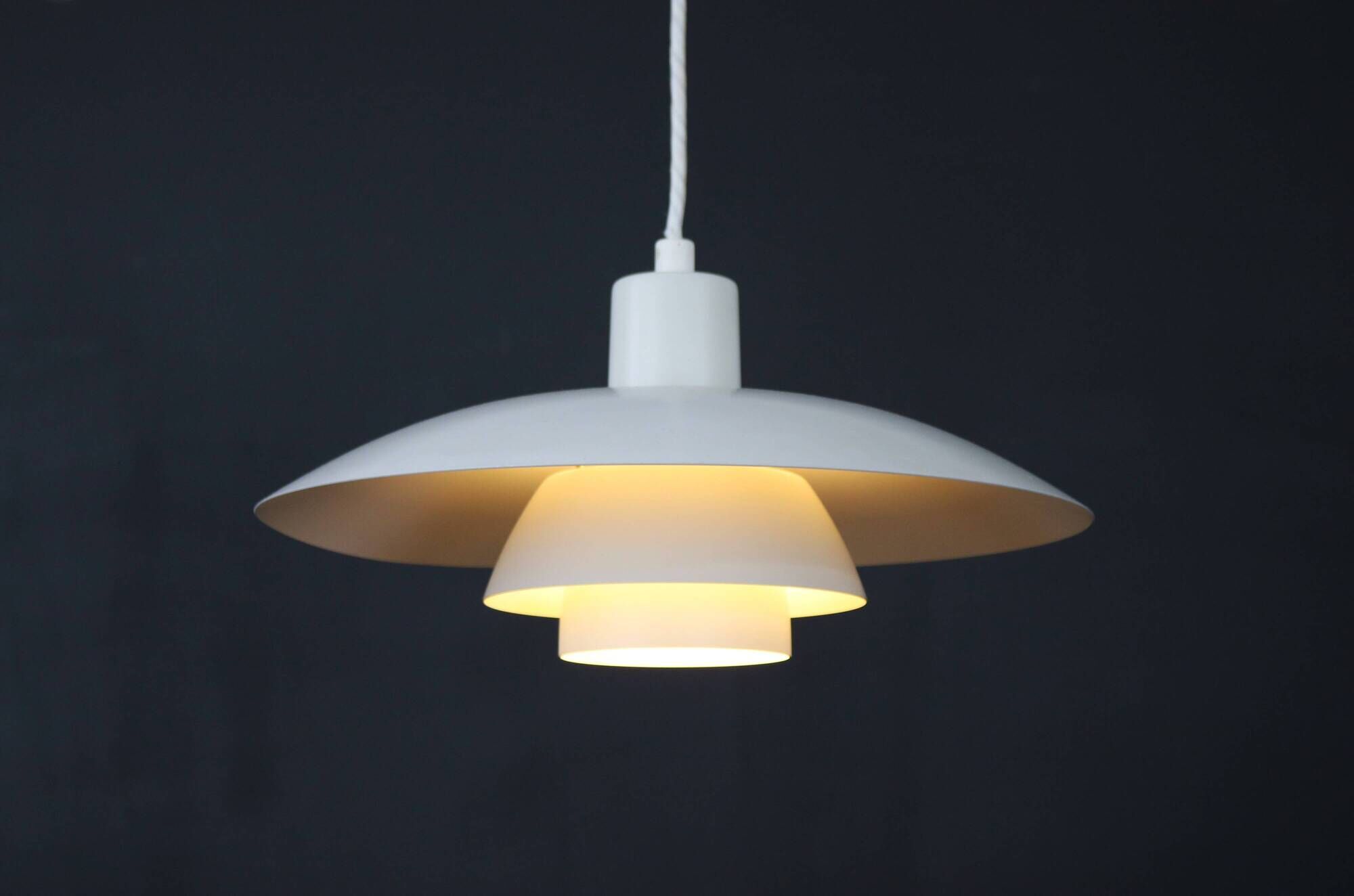 Lampe de design danoise classique LOUIS POULSEN | Ph 4/3 | Lampe des années 70 | Poul Henningsen | Moderne du milieu du siècle
