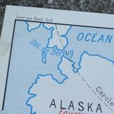 Rossignol School Map Poster: North America United States / South America.