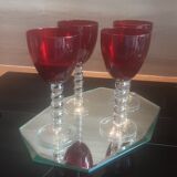Lot 4water glasses or vintage wine