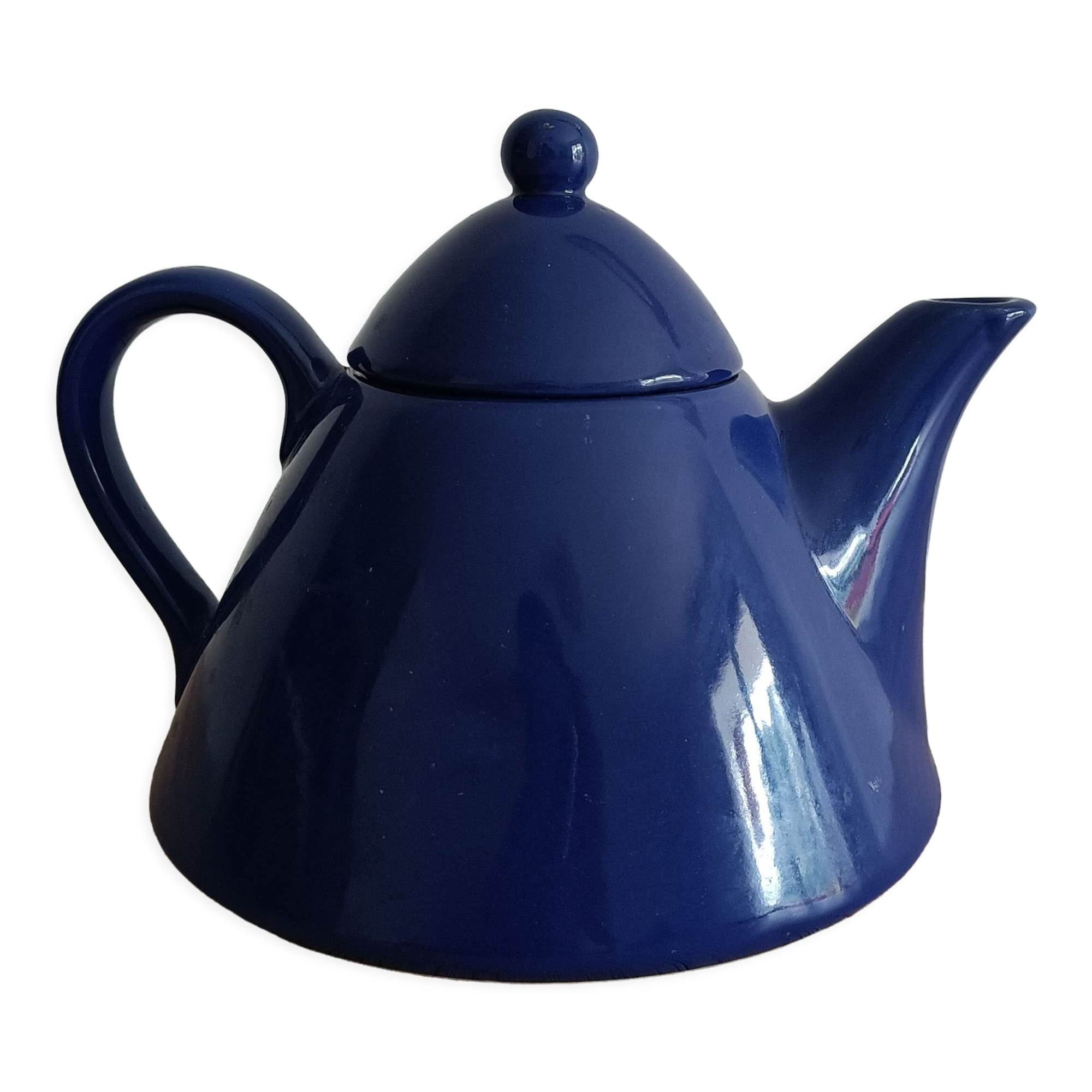Contemporary blue teapot France