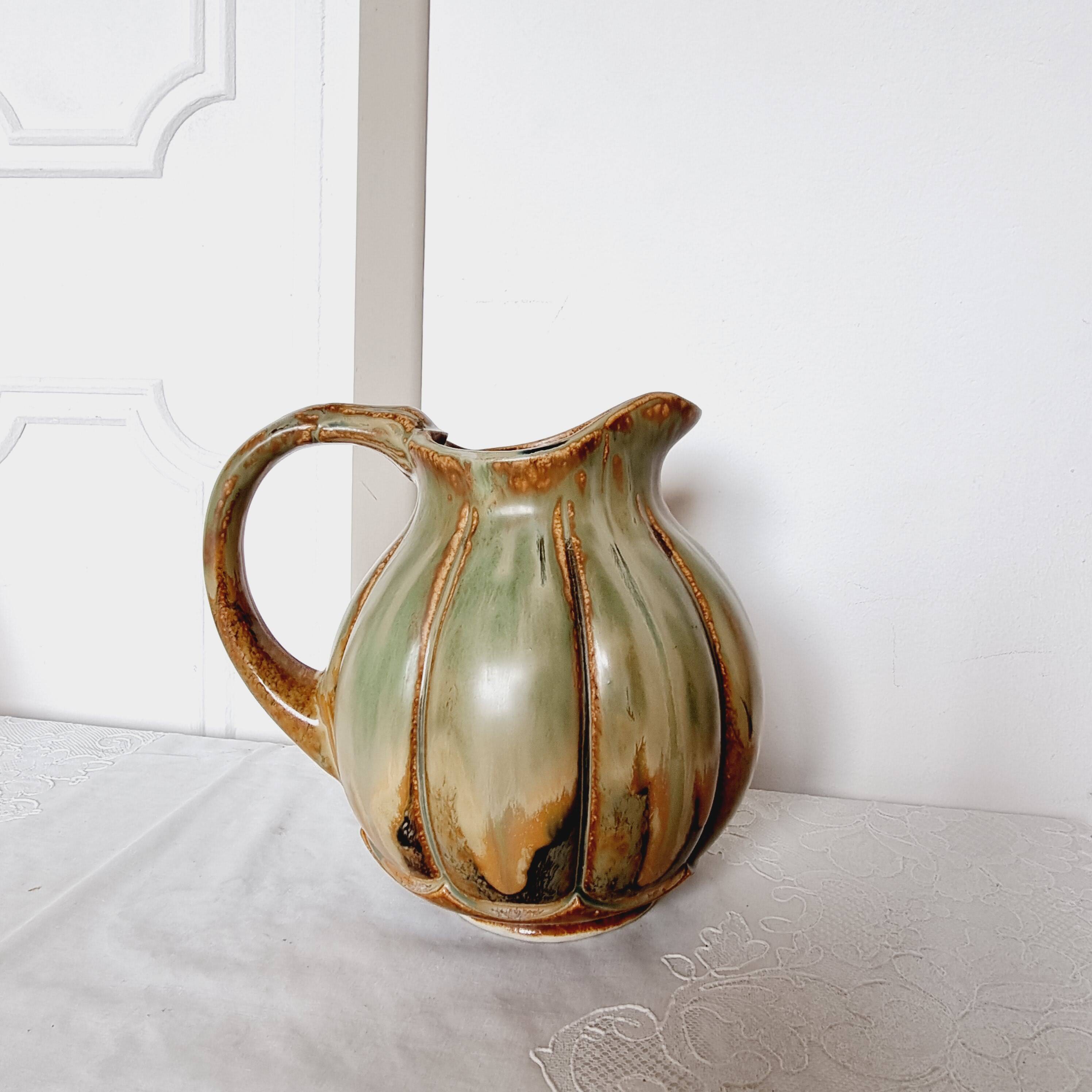 Early 20th century modernist glazed stoneware pitcher