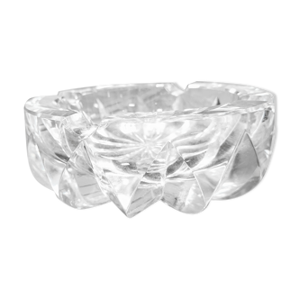 Crystal ashtray signed