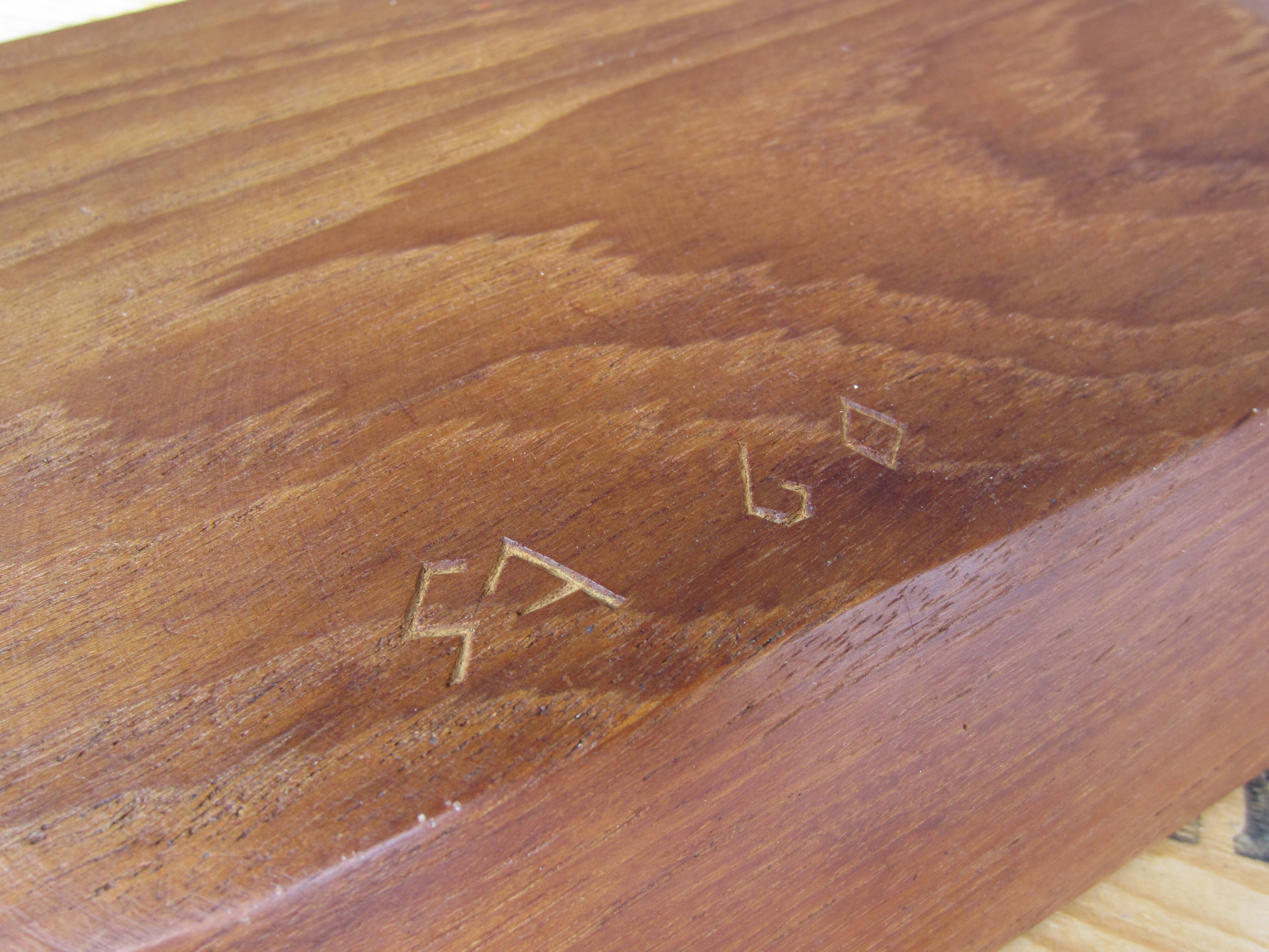 Scandinavian cup in solid teak