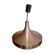 Hanging lamp "doria" copper metal 1970