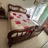 Wooden bed