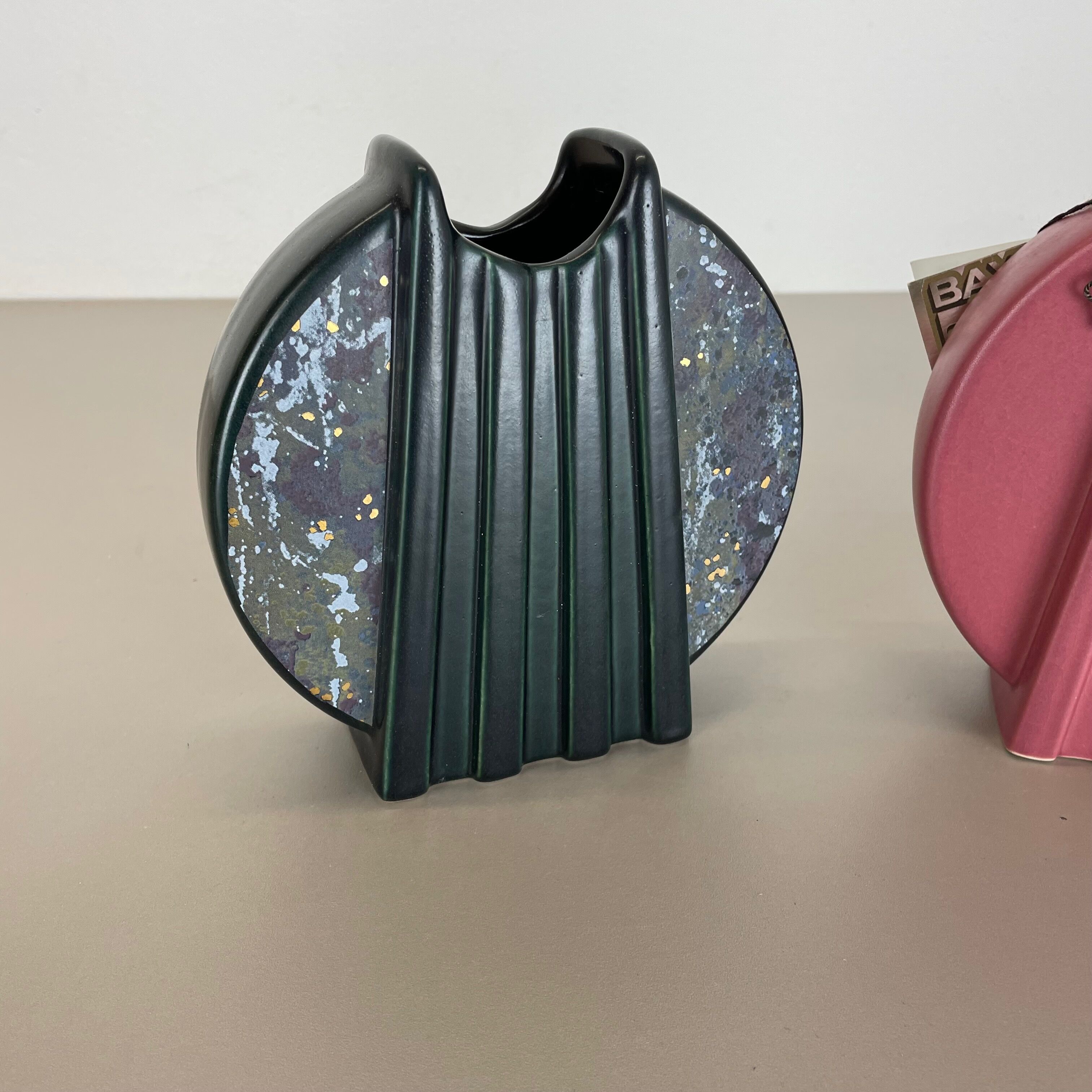 Set of 2  vases Bay Ceramics Germany, 1980s