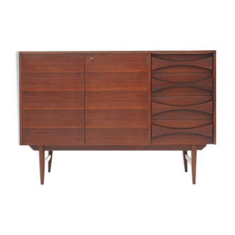 Mahogany sideboard with drawers, 1950s