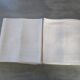 12 large antique table napkins, monogrammed