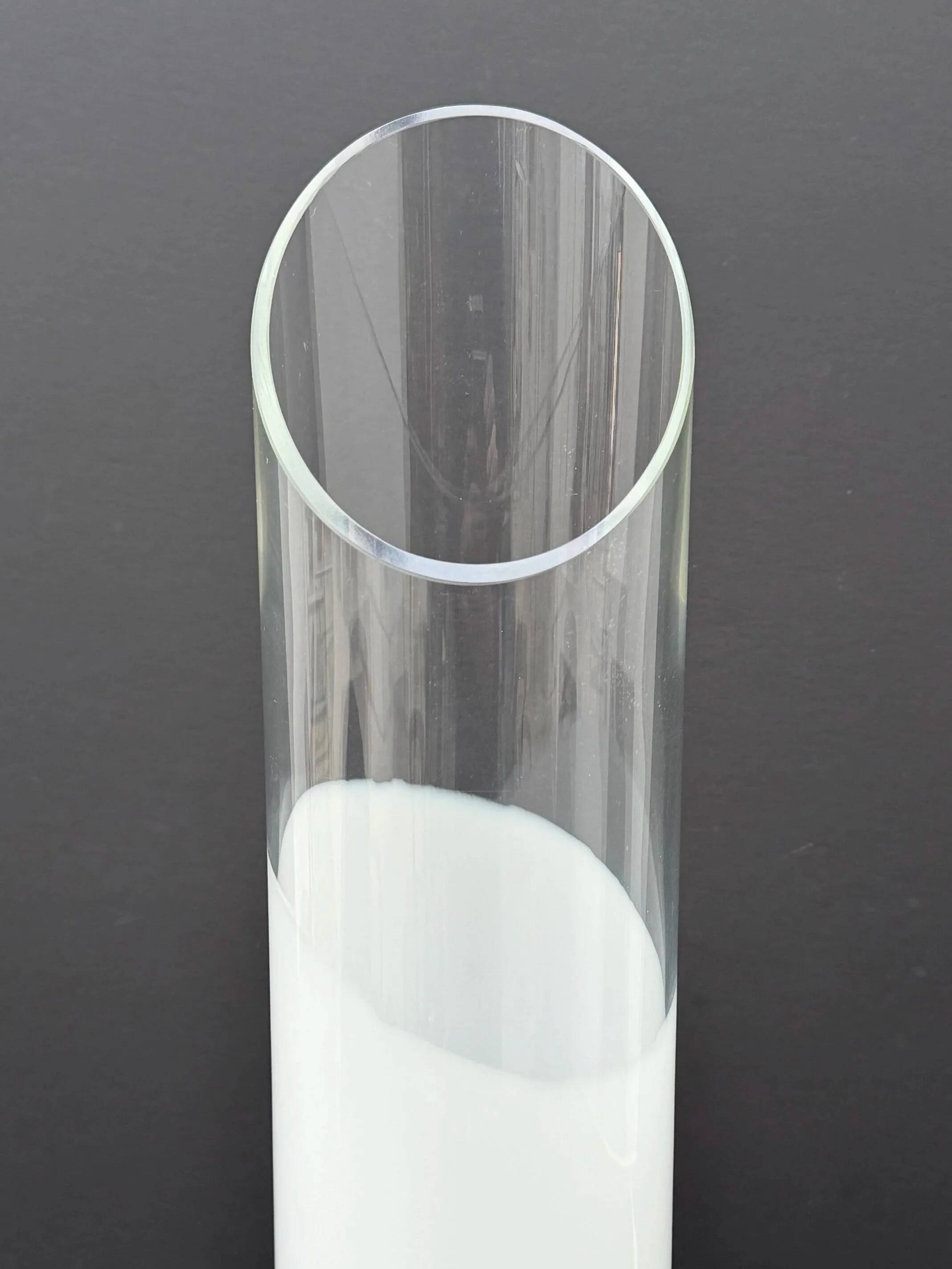 Esperia lamp in murano glass and chrome, italy 1970