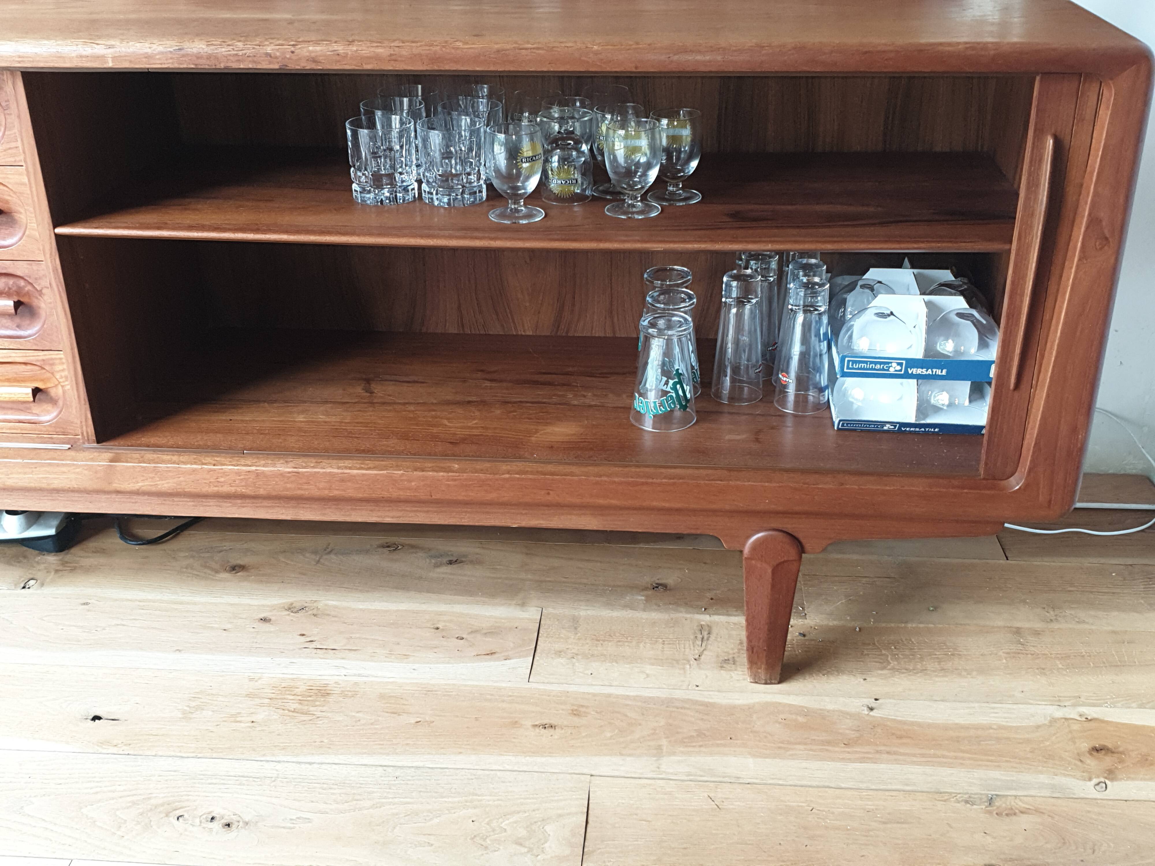 Scandinavian Enfilade in Teak Arne Vodder Edition Vamo Sonderborg 1960