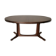 Baumann oval dining table with 2 extensions Scandinavian design