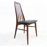 Set of 6 Danish chairs from Niels Koefoed Scandinavian EVA model 1960