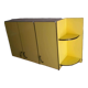 Meuble formica jaune