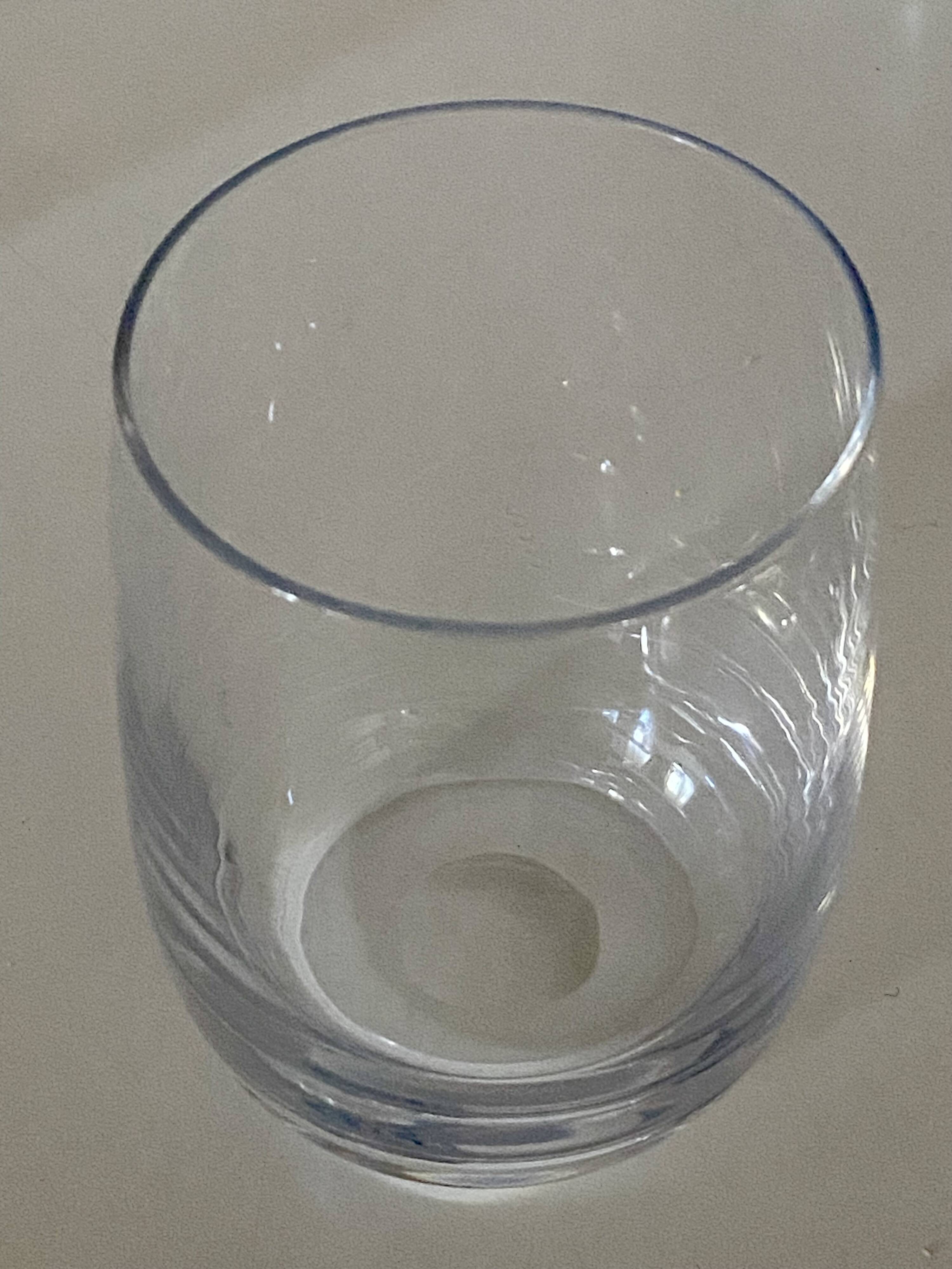 4 crystal whisky glasses by Daum