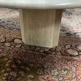 Vintage travertine coffee table from the 70s