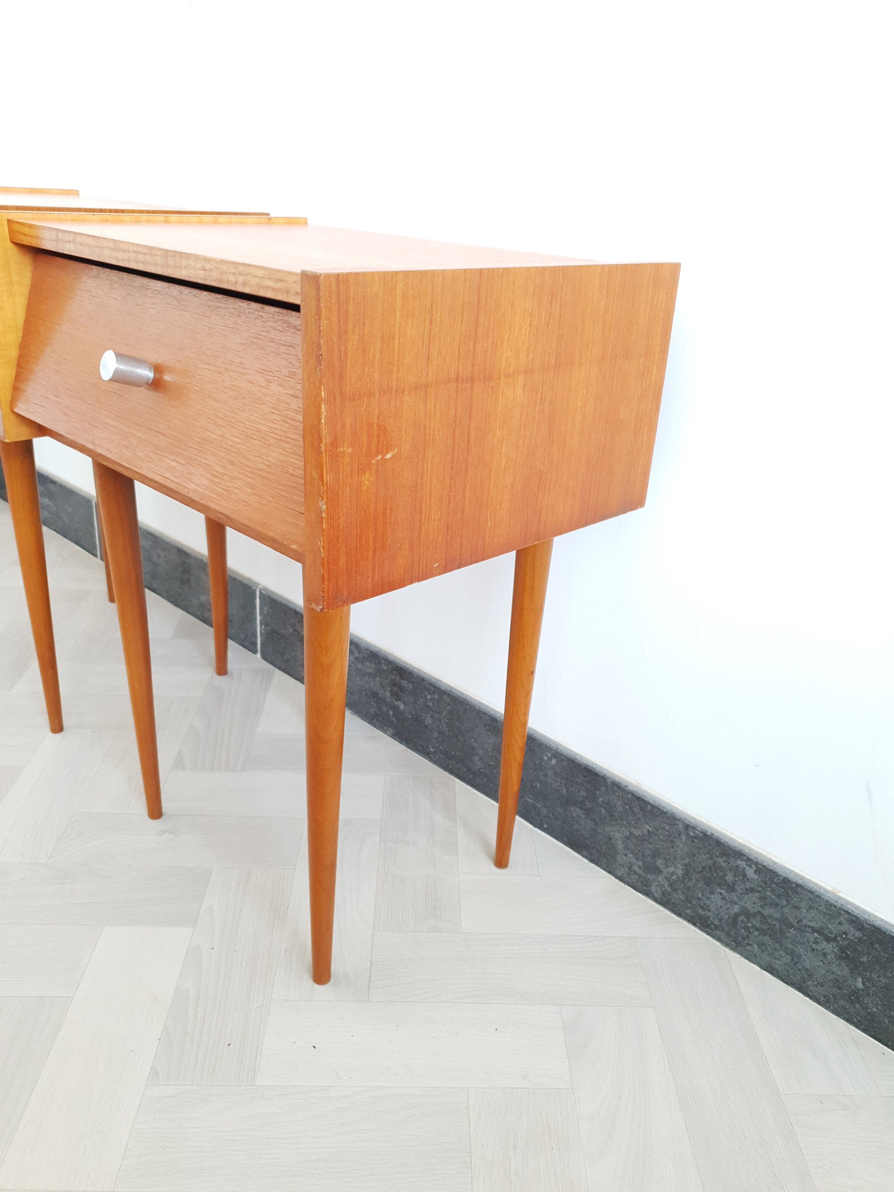 Pair of nightstands 50s