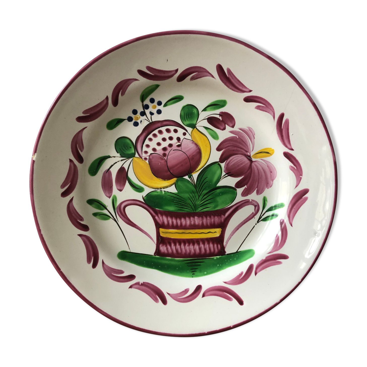 Old plate Keller and Guerin Lunéville 19th
