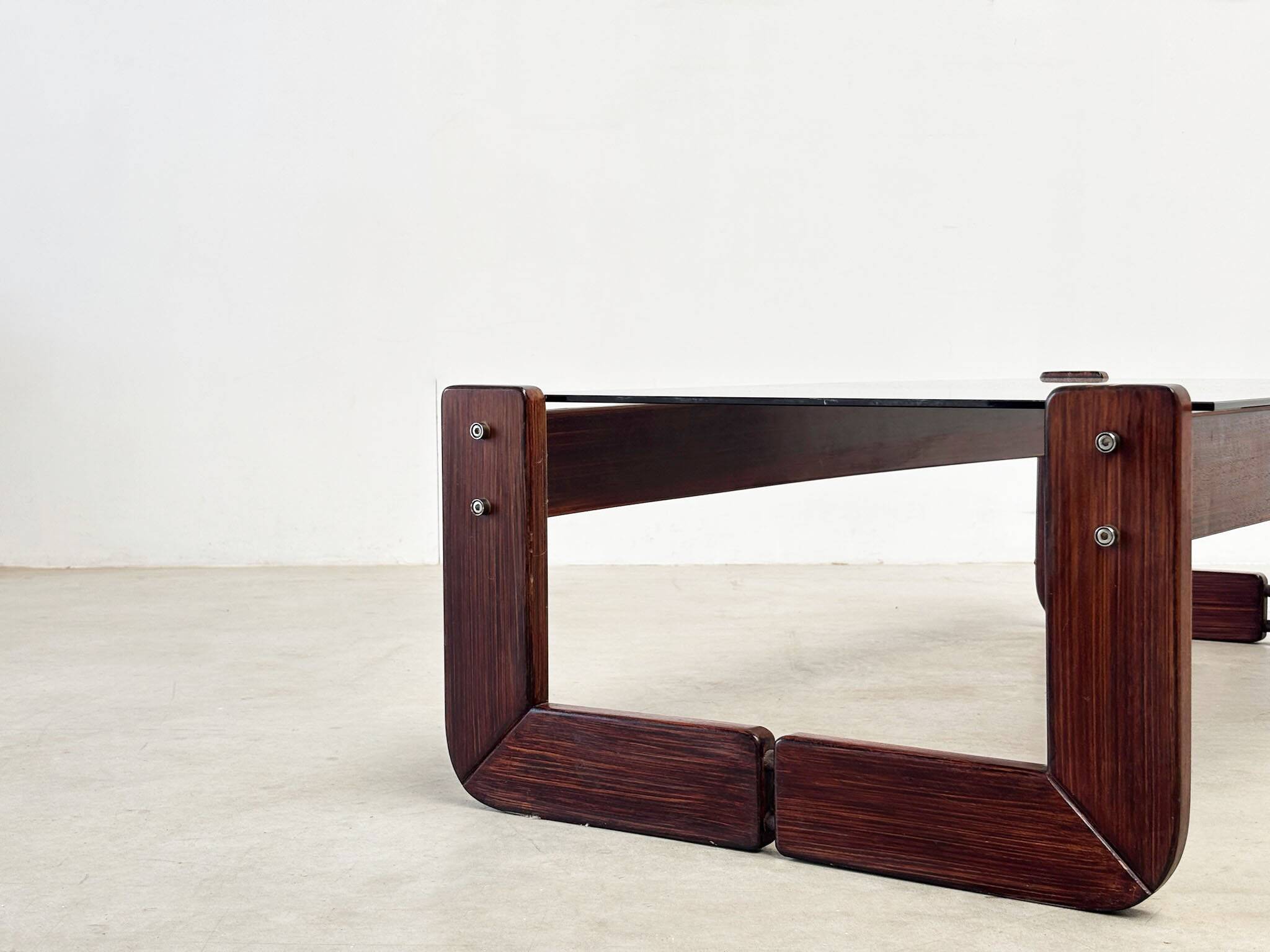 Set of two Brazilian MP91 coffee tables by Percival Lafer