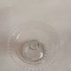 Glass cake dish