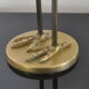 Vintage bronze statue wader