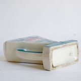 Small Art-Deco vase in glazed ceramic