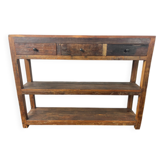 Console en bois ancien