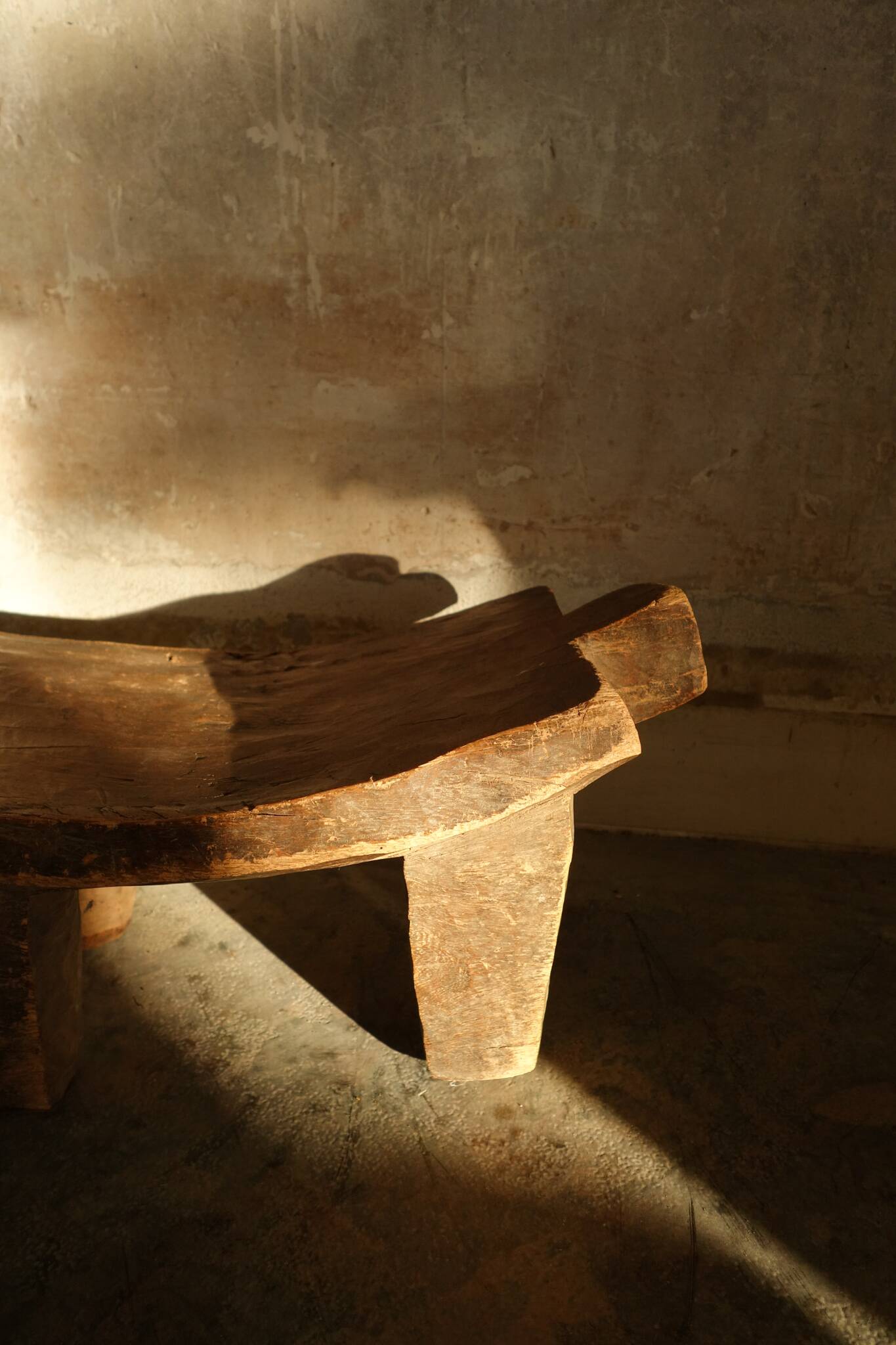 Antique african wooden stool