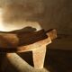Antique african wooden stool