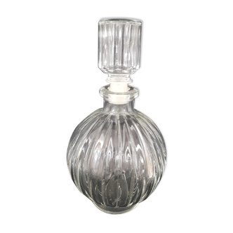 Carafe boule en verre vintage