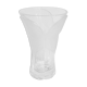 Arques crystal vase, art deco style "Papillons" model, 20 cm