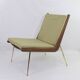 Fauteuil BOOMERANG  de P. HVIDT & NIELSEN, éd. original, restauré, 1950