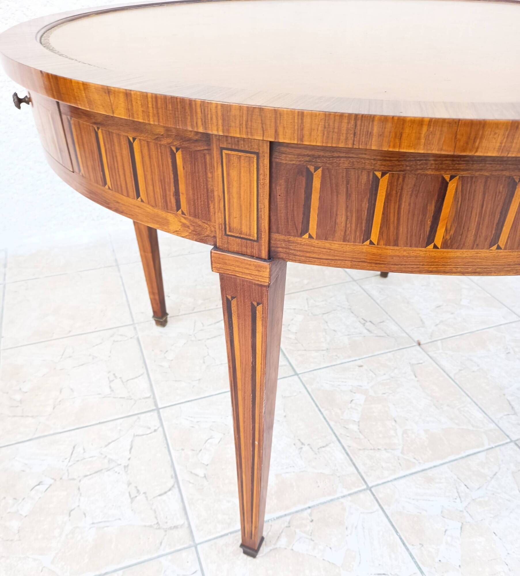 Louis XVI style game table in precious wood