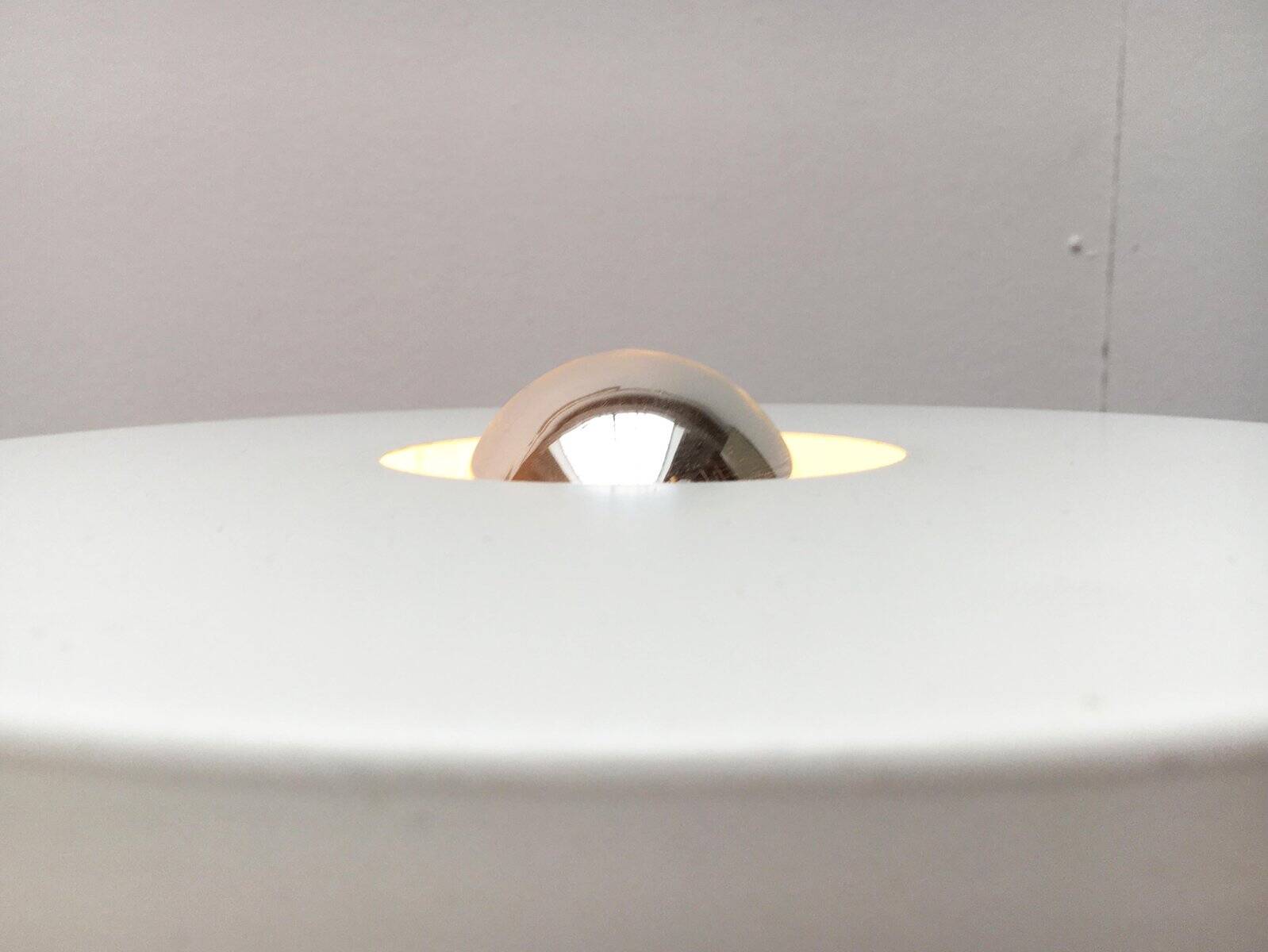 Minimalist table lamps from the German mid-century space age by Kaiser Idell / Kaiser Leuchten, 1960s, set of 2.