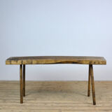 Vintage oak butcher's table 1920