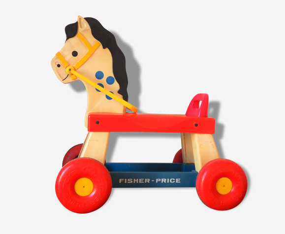 Cheval à roulette - Fisher Price 1976 | Selency