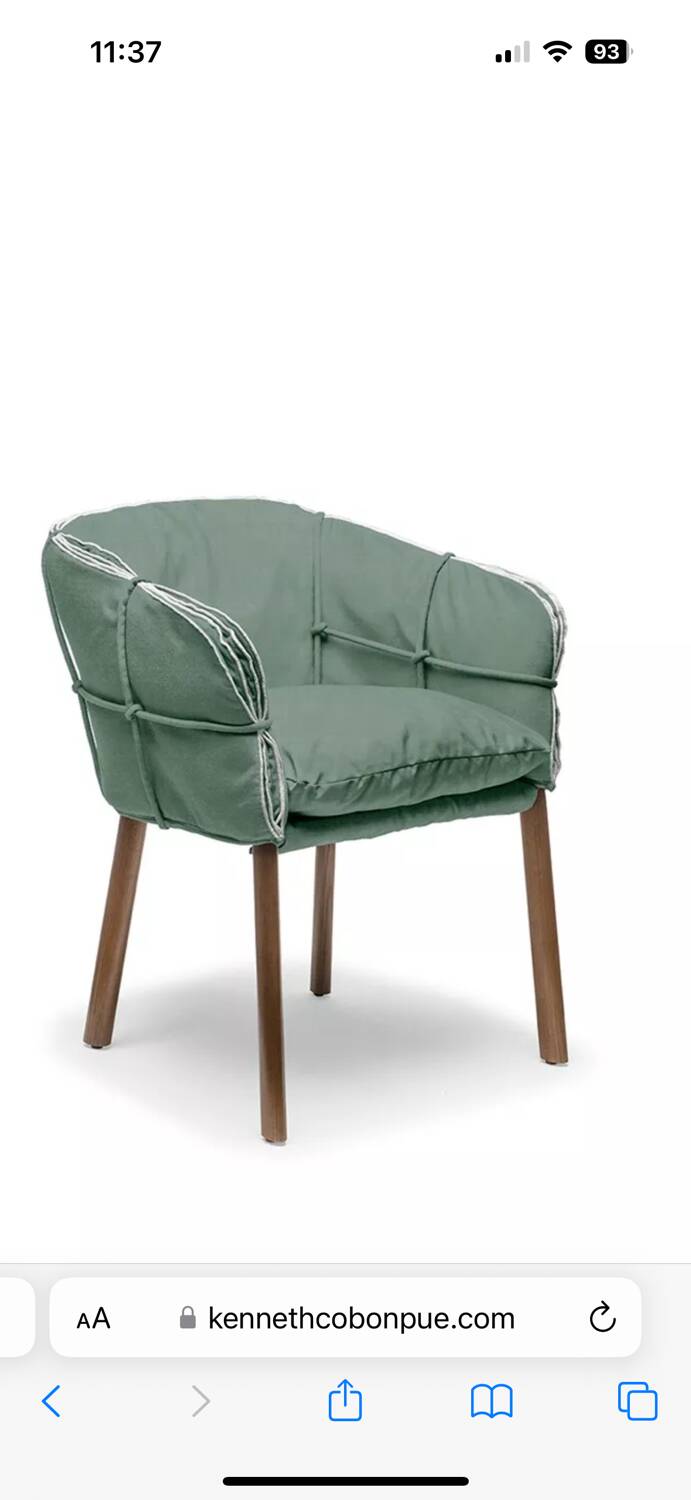 Chaise Parchment Kenneth Cobonpue