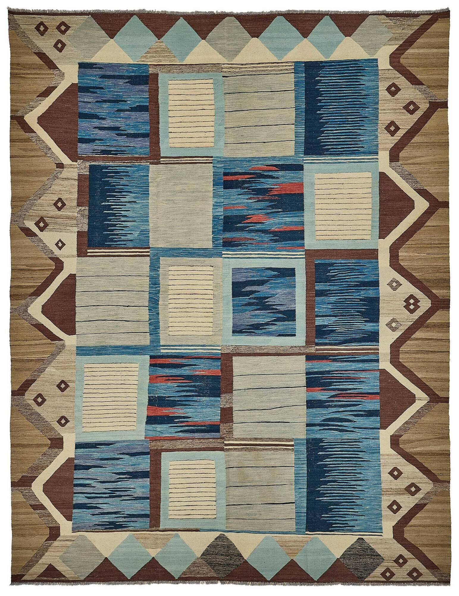 Contemporary Tribal Decorative Kilim 307 cm x 390 cm