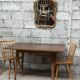 Table à manger pliable extensible moderniste français 