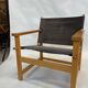 Vintage Safari Chair 1980s Hyllinge Møbler Denmark