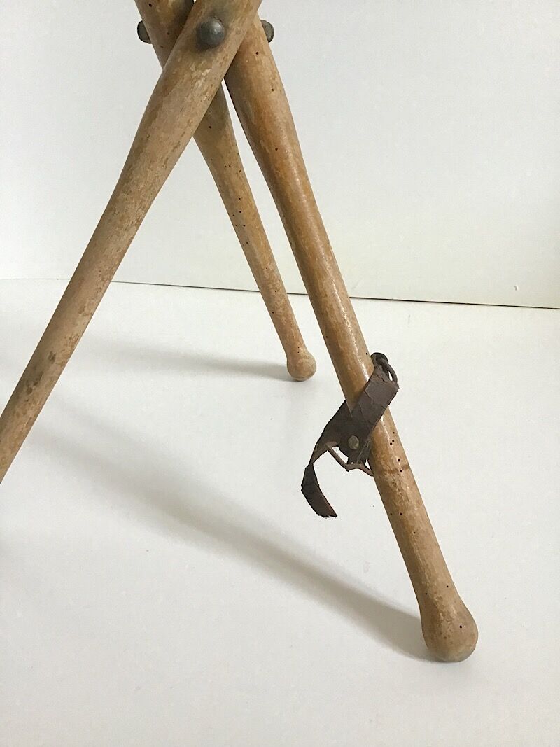 Vintage foldable painter's stool